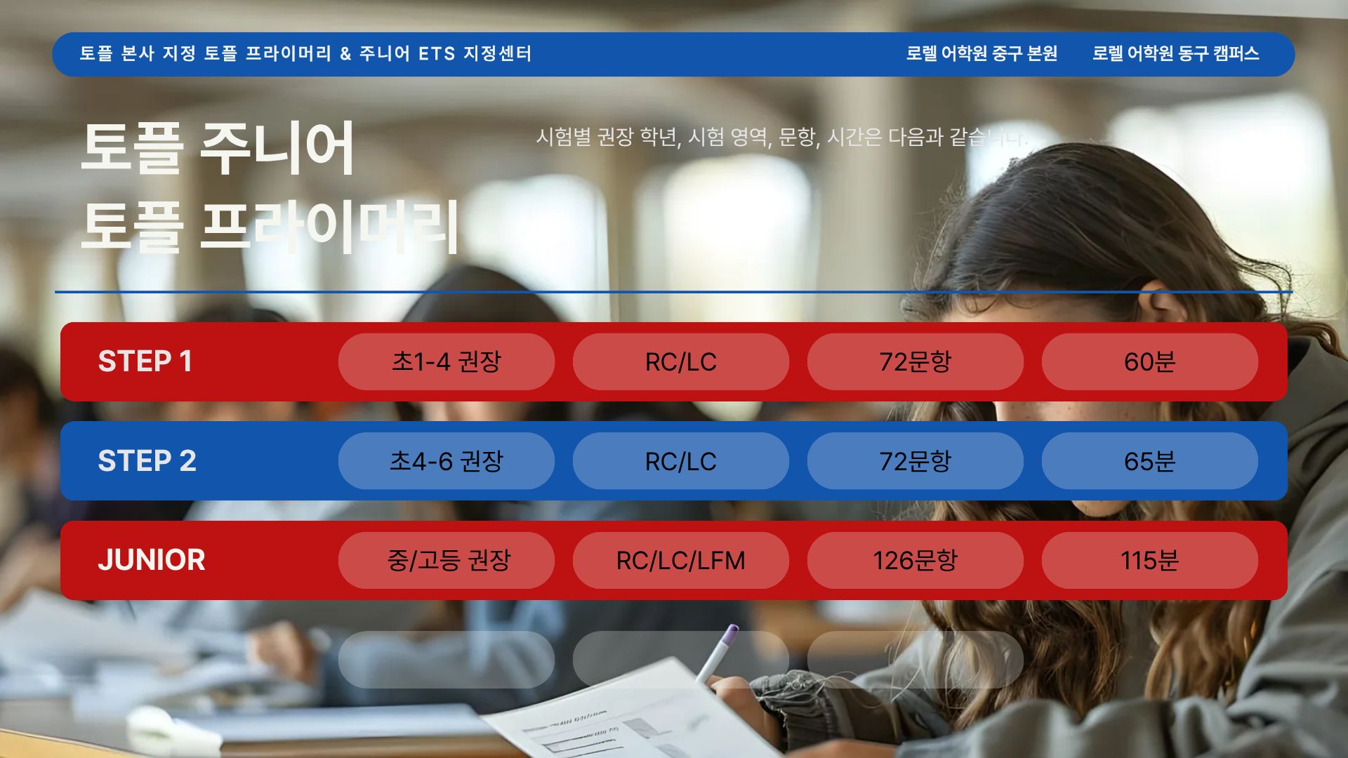 토플 기관시험 현장 사진 02